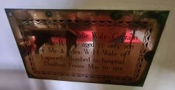 5Plaque for Capt Wale